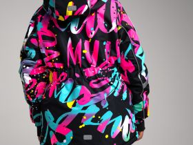 Зимняя куртка из мембранной ткани для девочки