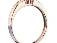 Помолвочное кольцо из красного золота с бриллиантом э0201кц02159400