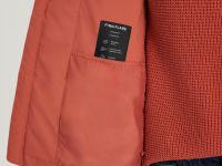 Пуховик с воротником-стойкой и капюшоном