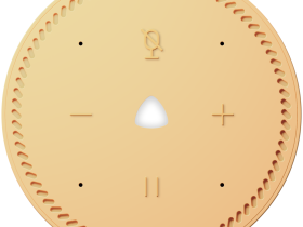 Умная колонка Яндекс.Станция Лайт с голосовым помощником Алиса капучино
