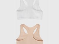 Базовый топ для девочек, 2 шт., Белый