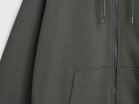 Базовая толстовка на молнии, Зеленый