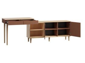 Стол-тумба Элвуд 220x78 Терракотовый