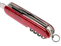 Нож перочинный Victorinox Climber, сталь X55CrMo14, рукоять Cellidor®, полупрозрачный красный, 14 функций, 91мм