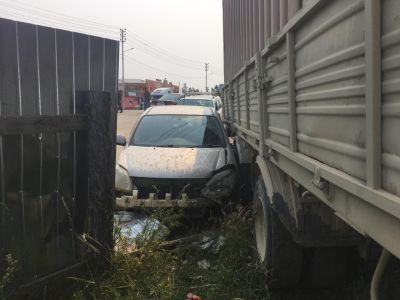 В Якутии большегруз устроил массовое ДТП