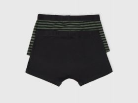 Трусы-транки с низкой посадкой, 2 шт., Черный