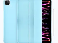 Чехол-книжка WIWU Classic II Case для Apple iPad 10.9"/11" (2018-2021) (полиуретан с подставкой) (GF-02) (голубой)