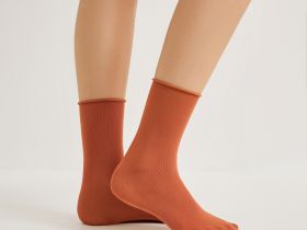 Носки Барио, оранжевые/зеленые