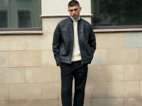 Брюки из хлопка на средней посадке