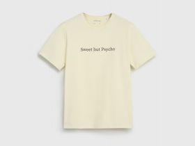 Футболка с принтом, Желтый