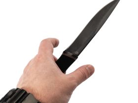 Походный нож Русак-2, сталь 65Г, рукоять резина