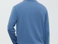 Поло с длинным рукавом из хлопка