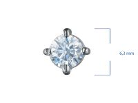 Подвеска из белого золота э4012пд02121100