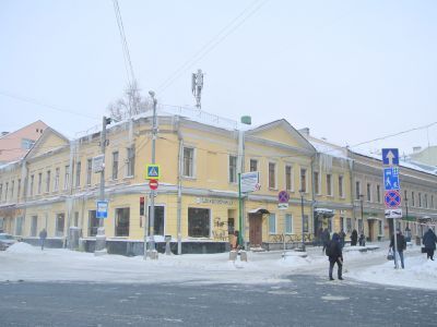 Городская усадьба А.И. Алабова, XVIII в. - XIX в. Главный дом, конец XVIII в. - 2-я половина XIX в.