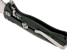 Нож складной LionSteel SR22A BS Mini, сталь Uddeholm Sleipner® Satin Finish, рукоять алюминий (Solid®), чёрный