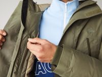 Мужская короткая парка Lacoste с мехом