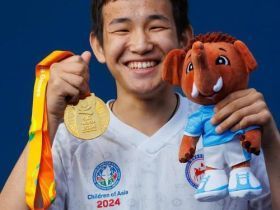 Мас-рестлинг - VIII Игры «Дети Азии».