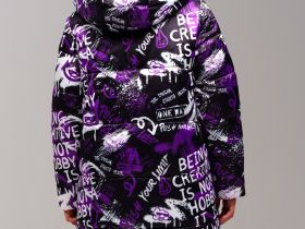 Пальто текстильное с полиуретановым покрытием для девочек