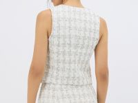 Твидовый жилет, Белый