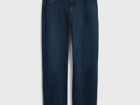 Прямые джинсы, Синий