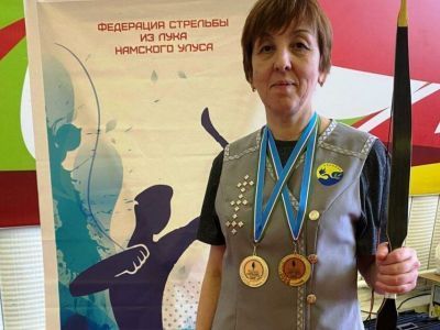 Ирина Лобашева из Вилюйского ЖКХ стала чемпионкой турнира по стрельбе из традиционного лука  