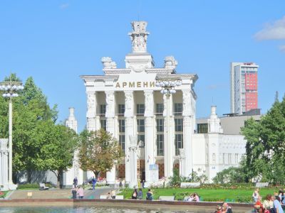 Павильон "Угольная промышленность" (бывший Сибири),1954 г.,архитекторы: Кликс Р.Р., Таушканов В.М.