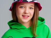 Панама текстильная для девочек