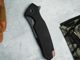 Складной нож Mr.Blade Hellcat Mini, сталь VG-10, рукоять Black G10