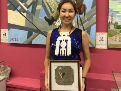 Якутская художница Мира Аргунова представила работы на международном арт-симпозиуме в Татарстане