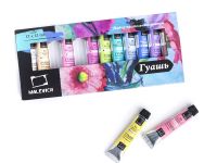 Набор гуаши Малевичъ 12 цв*12 мл, пастельные цвета