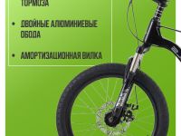 Детский велосипед Stels Leader 250 MD 20, год 2025, цвет Синий-Черный