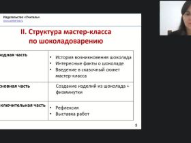 Международный вебинар "Шоколадоварение: кулинарный мастер-класс для детей и взрослых"