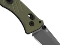 Складной нож спасателя Kizer Aegis T, сталь AEB-L, рукоять G10, оливковый