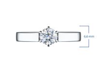 Помолвочное кольцо из белого золота э0912кц05166200_white