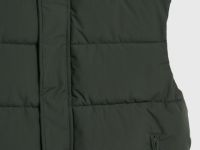 Утеплённый стёганый жилет, Зеленый