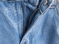 Прямые джинсы для девочек, Голубой