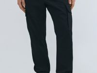 Джоггеры из твила с карго-карманами, Черный