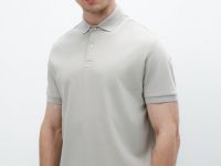 Поло из хлопка, Бежевый