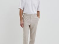 Брюки на средней посадке из хлопка