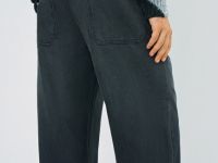 Свободные джинсы Baggy с эффектом градиента, Серый