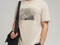 Свободная футболка comfort fit из хлопкового джерси