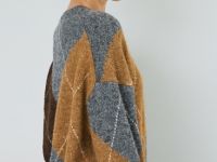 Джемпер с узором, Серый