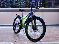 Подростковый велосипед Stels Navigator 450 MD 24 V030, год 2025, цвет Синий-Зеленый, ростовка 13