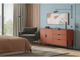 Тумба Лигес 183x87 Терракотовый