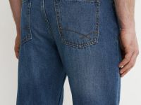 Прямые джинсы, Синий