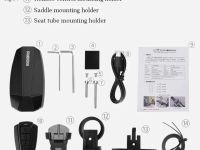 Rockbros Фонарь задний Rockbros TL1706, цвет Черный