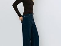 Бархатные джинсы, Синий