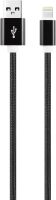 Кабель Red Line Nylon USB / Apple Lightning 1 м Чёрный