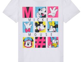 Футболка с принтом Disney для девочки