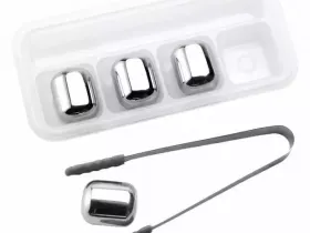 Охлаждающие камни для напитков Xiaomi Circle Joy Ice Cubes 4шт стальные (CJ- BK01) (серебристый)